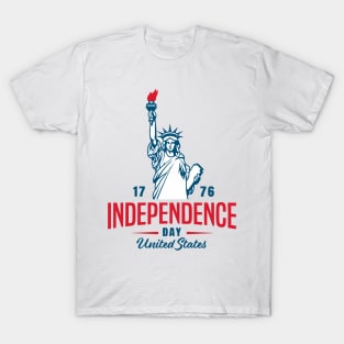 4th of July 1776  American independence day design T-Shirt